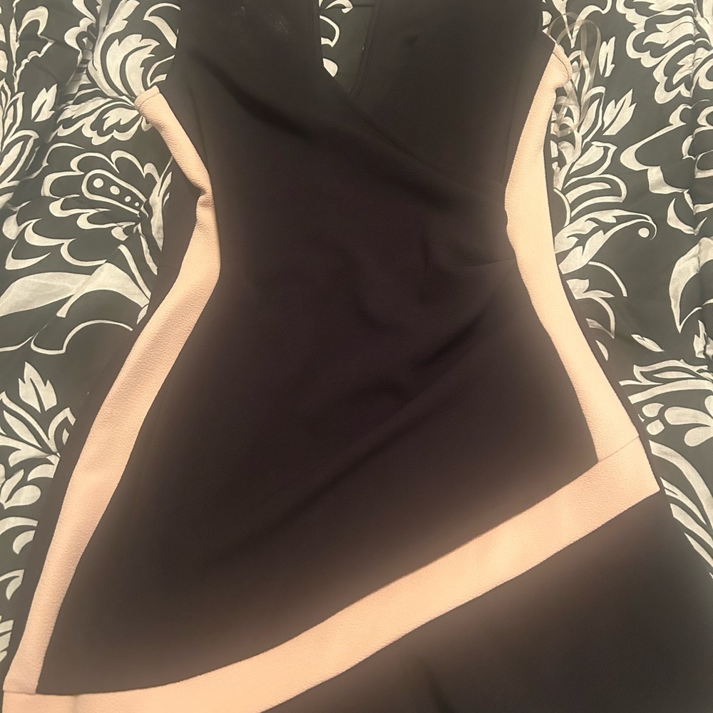 Black and Cream Dress